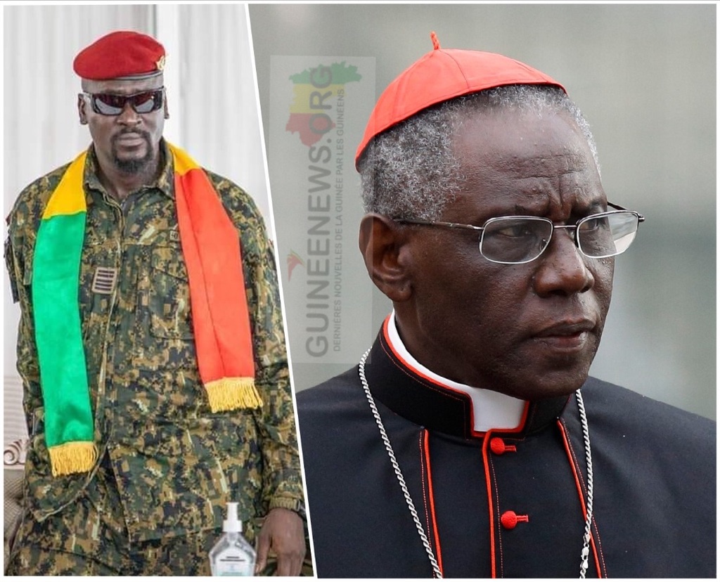 Exclusif : Le Cardinal Robert Sarah écrit au colonel Mamady Doumbouya
