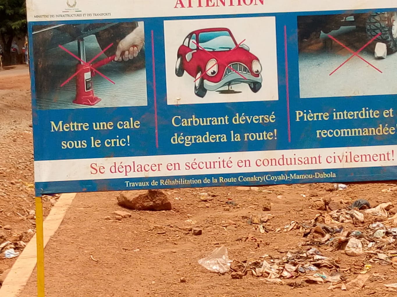 Sécurité et entretien de la RN1 Conakry-Coyah-Dabola : quid de la sensibilisation des usagers ?
