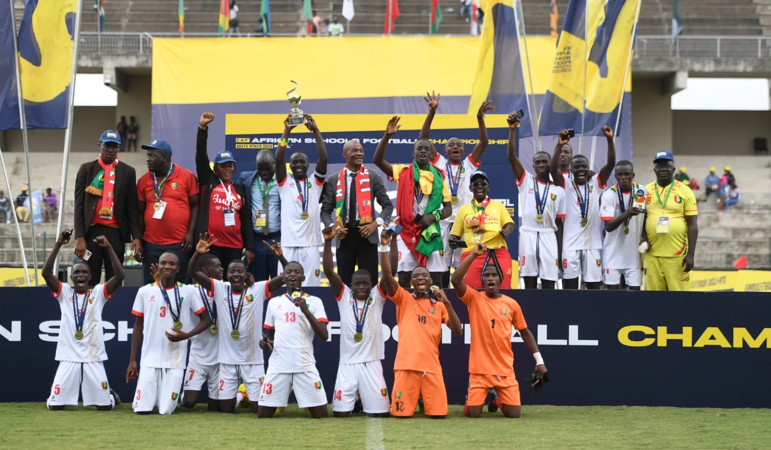 Championnat d’Afrique du football scolaire : la Guinée sur le toit du continent 