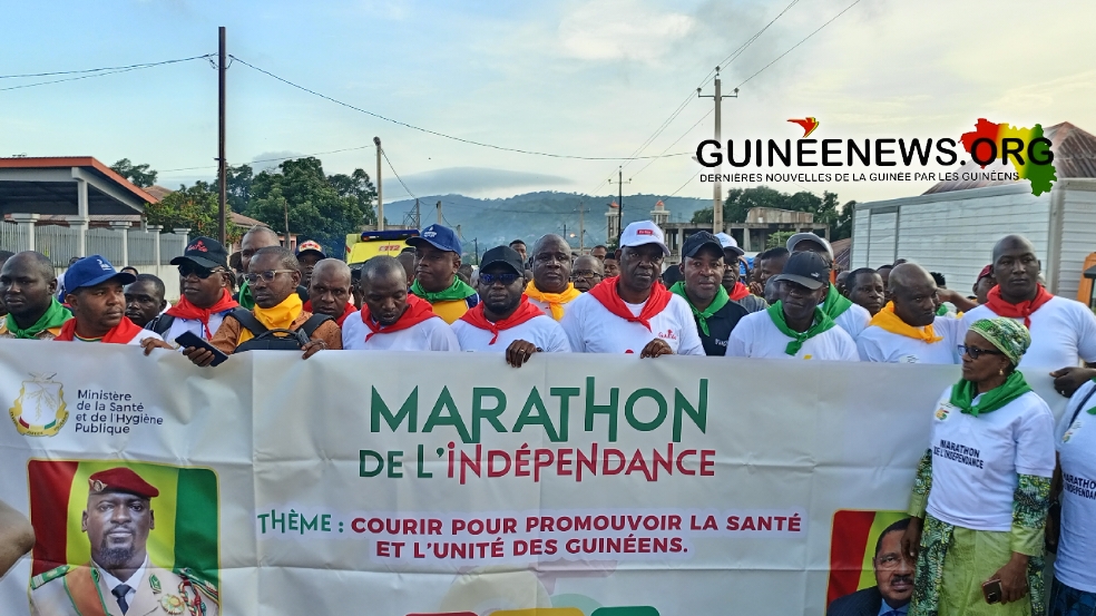 Un marathon pour célébrer l’indépendance à Mamou