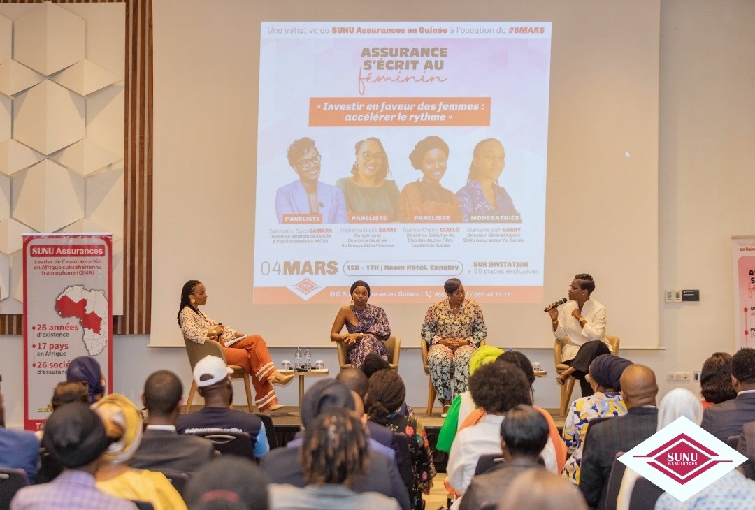 Mois de la femme : SUNU Assurances de Guinée lance sa campagne « Assurance s’écrit au féminin » à travers un panel d’expertes