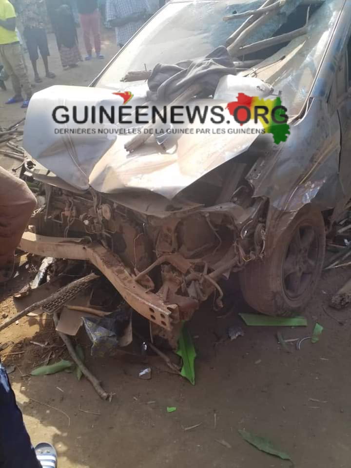Mambia/Kindia : 4 morts et plusieurs blessés dans un grave accident