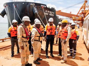 La Direction de l’ANAIM visite les infrastructures minières dans la zone de Kamsar