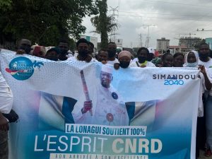 Les travailleurs de la Lonagui puissamment mobilisés pour accueillir le Général Doumbouya