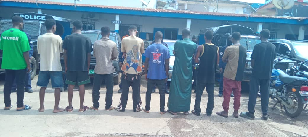 Conakry : vaste coup de filet dans les zones de forte criminalité