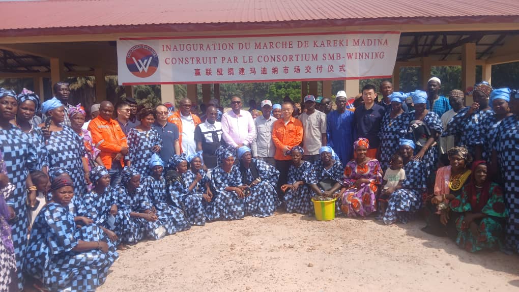 Boké : le Consortium SMB-Winning remet officiellement le marché hangar de Karéki Madina