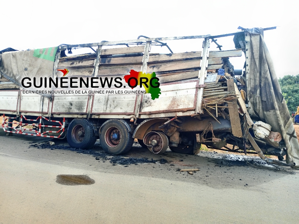 Mamou : un accident fait 2 morts et plusieurs blessés à Loppekenè