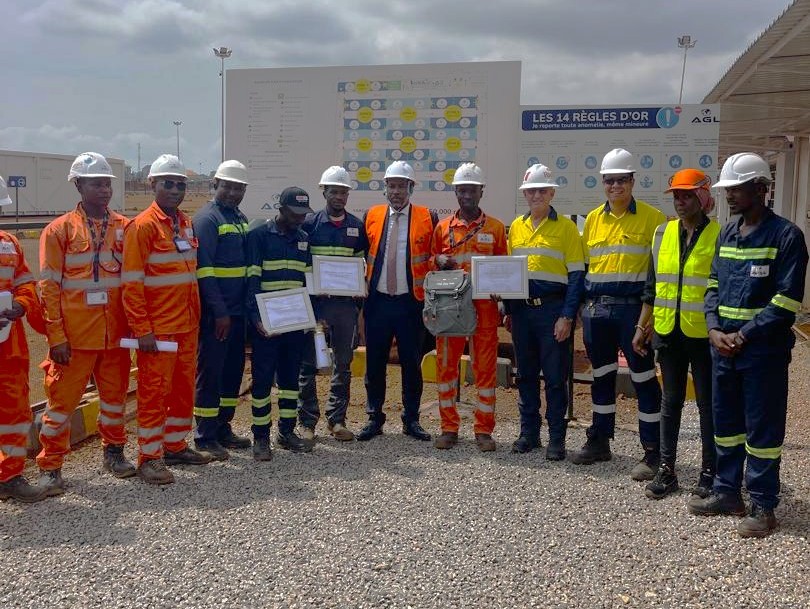 AGL Guinée récompensée par Rio Tinto pour ses performances en matière de HSE
