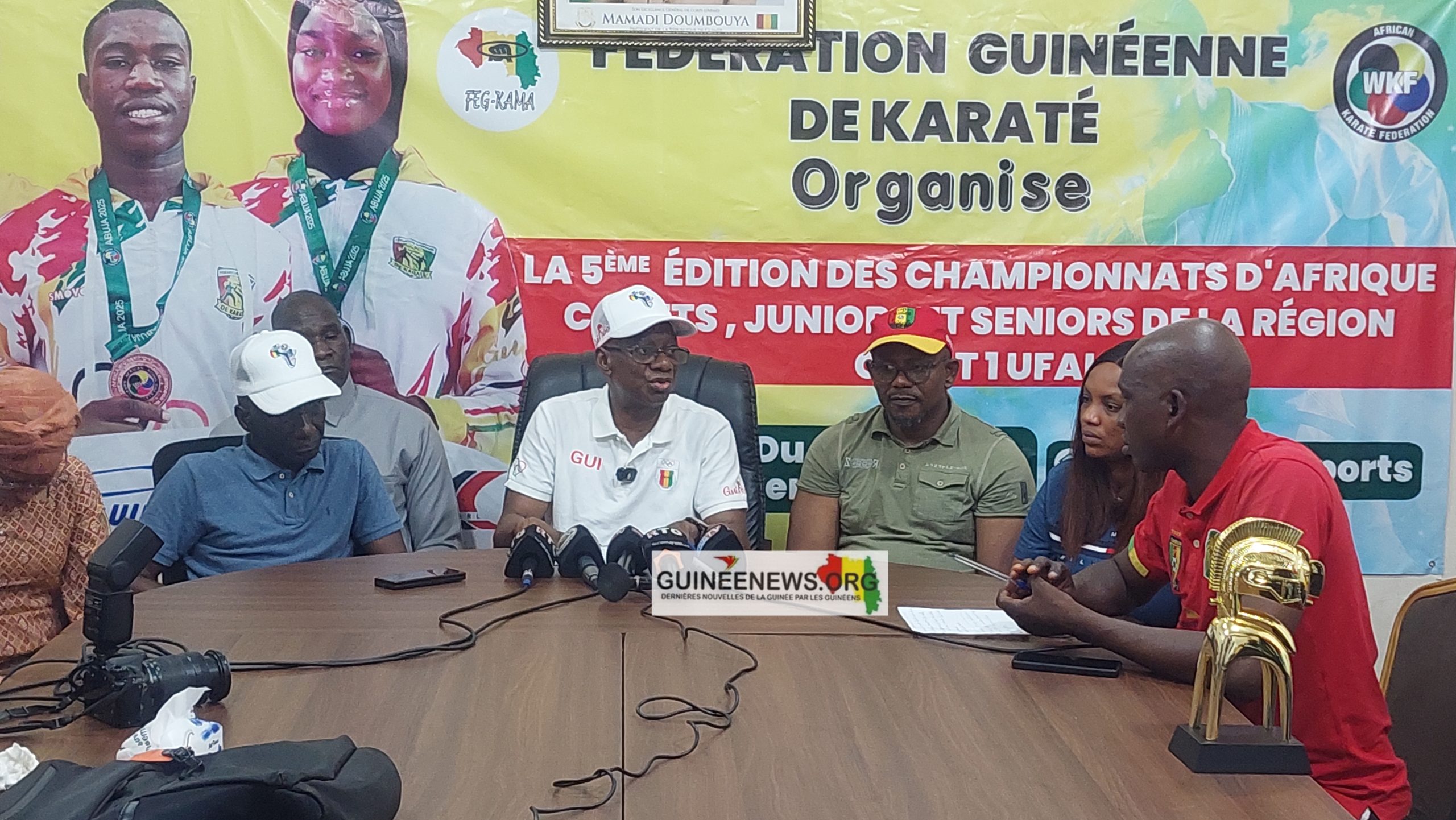 Karaté : Conakry accueille la 5ème édition du Championnat Ouest-Africain de la Zone 1