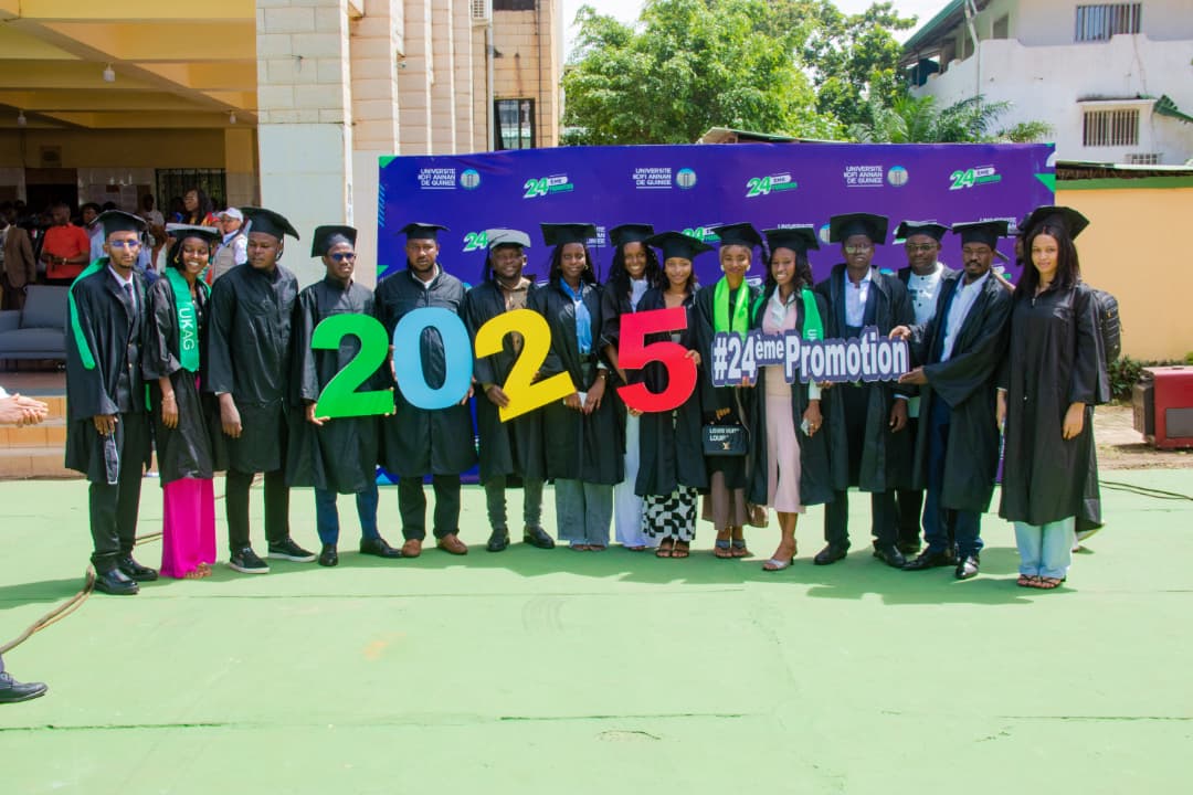 L’Université Kofi Annan de Guinée : la 24ᵉ promotion célèbre l’excellence et la réussite