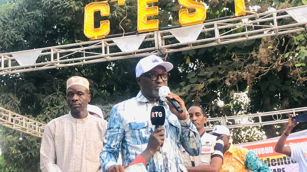 Présidentielle : à Kindia, le candidat de l’ARP, Mohamed Nabé présente son projet de société