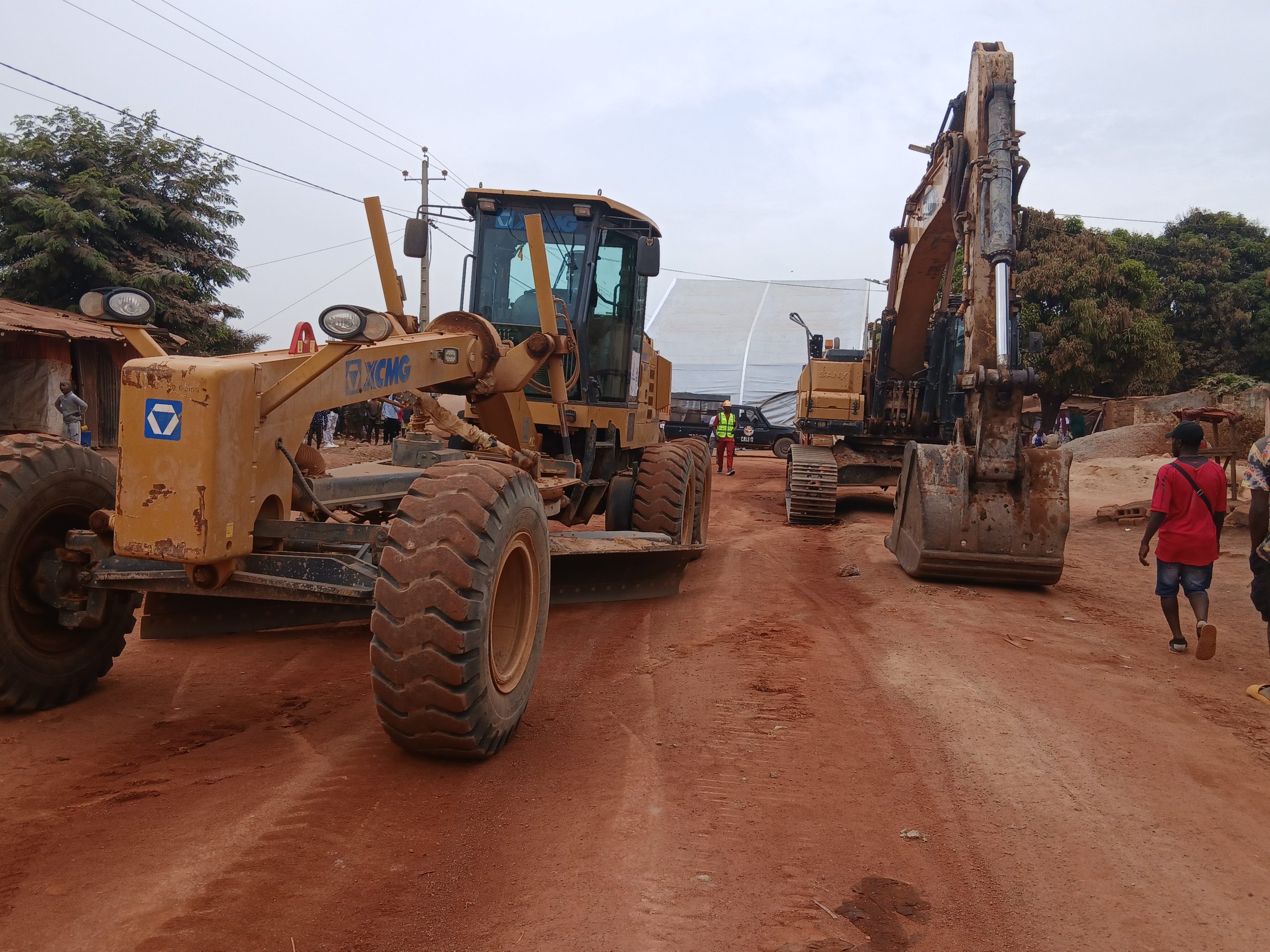 Kissidougou : les travaux de reconstruction de la route Kankan-kissidougou, lancés !