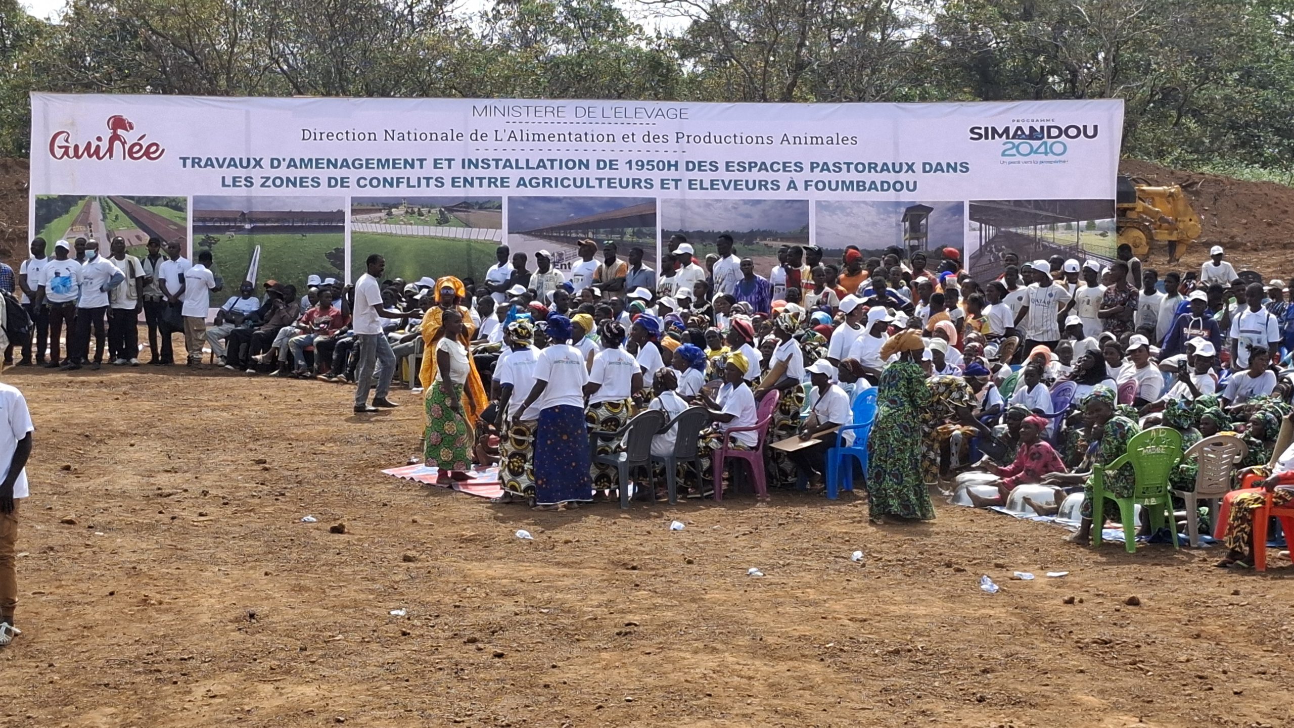 Kabayandou–Foumbadou : la Guinée pose la première pierre de sa toute première zone de pâturage moderne