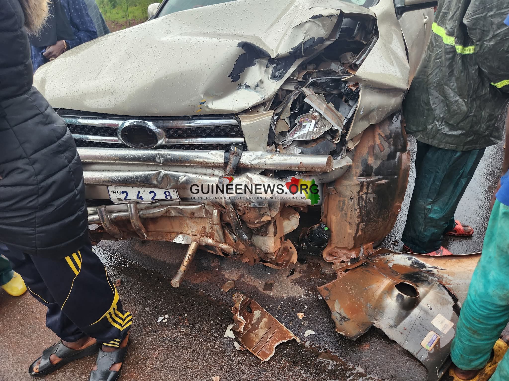 Kindia : deux morts dans un accident de la circulation à Kolentin