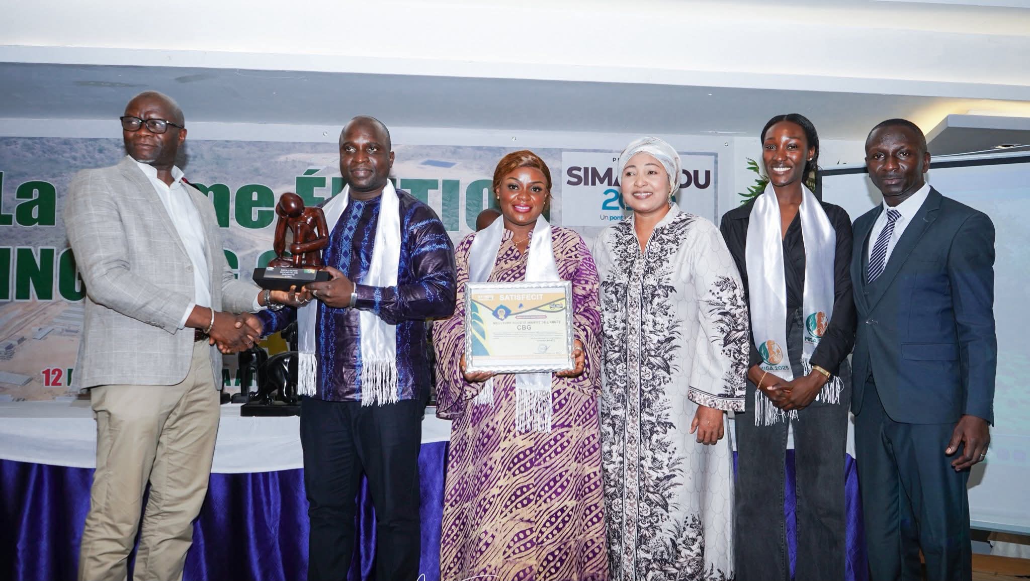 Conakry : la CBG distinguée à la cérémonie MIGA avec trois trophées d’excellence