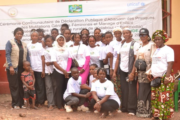 Boké : l’ONG APRODEJ mobilise les communautés pour l’abandon des MGF et des mariages d’enfants