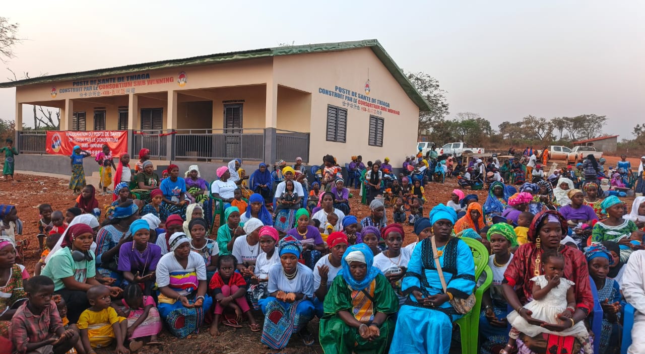 Télimélé-Santé: Le Consortium SMB-Winning inaugure le poste de santé du Secteur Thiaga 