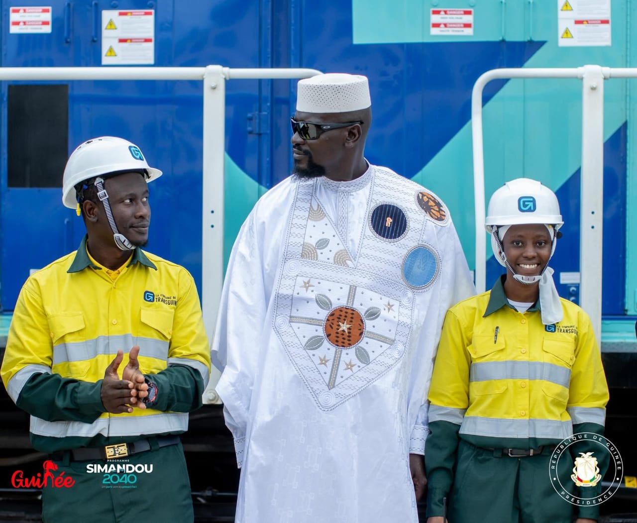 Simandou : à la rencontre du premier Guinéen aux commandes de la locomotive du TransGuinéen (itw exclsive)