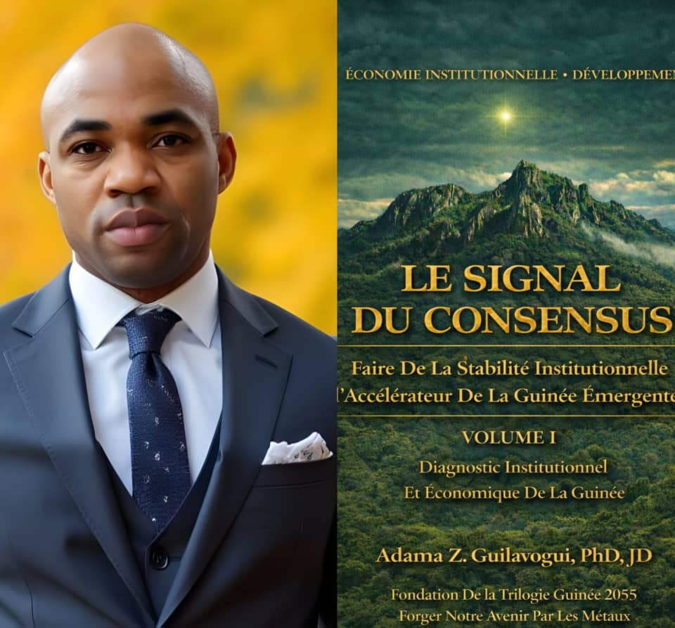 Stabilité institutionnelle et développement : le livre de Dr Adama Z. Guilavogui explique le futur économique guinéen