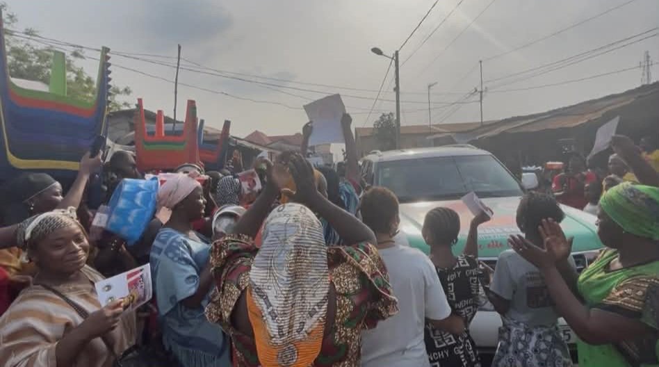 Campagne présidentielle: soutien massif des femmes de Sangoyah à la candidate Makalé Camara