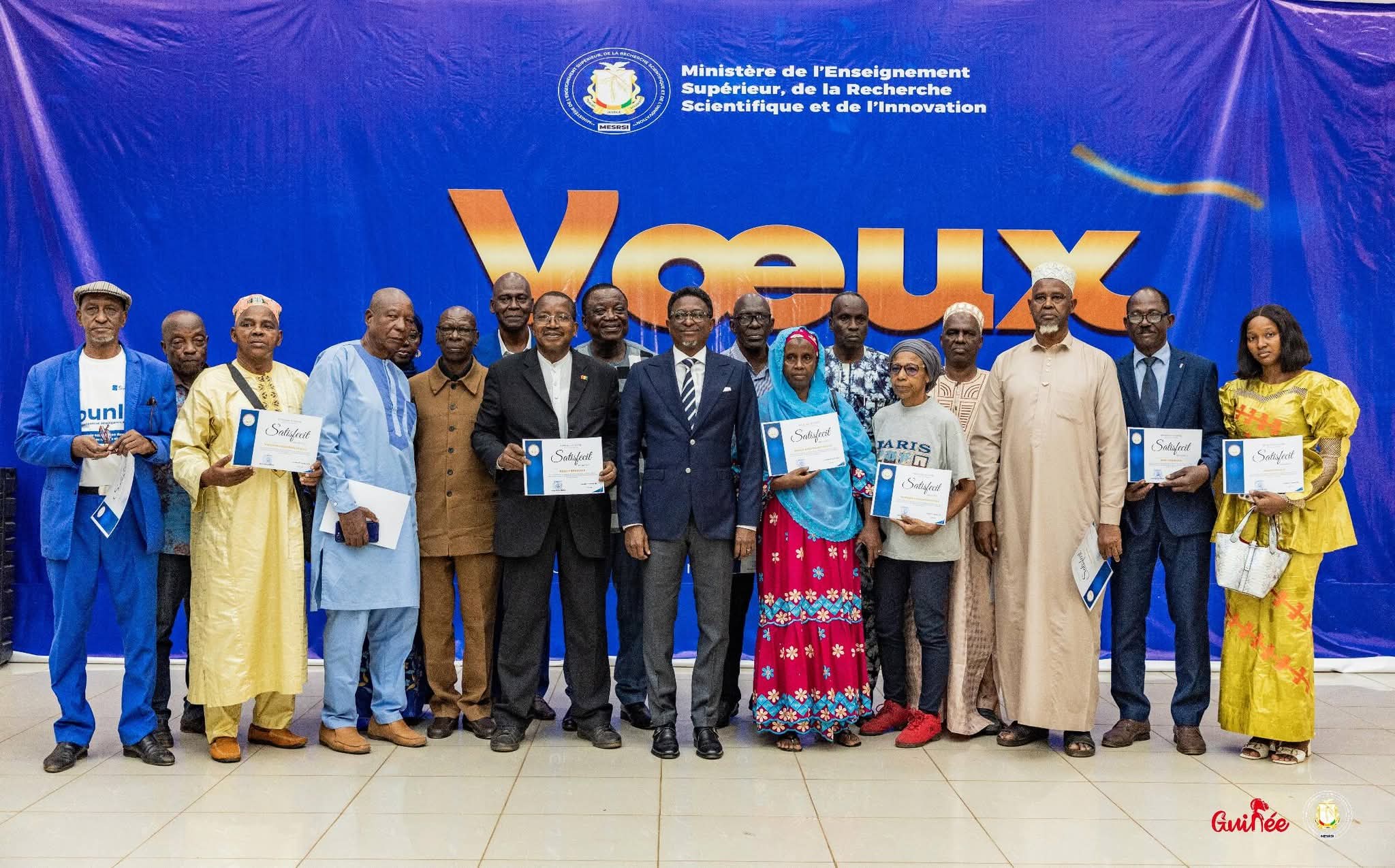 Enseignement supérieur : 60 agents admis à la retraite après des décennies de service