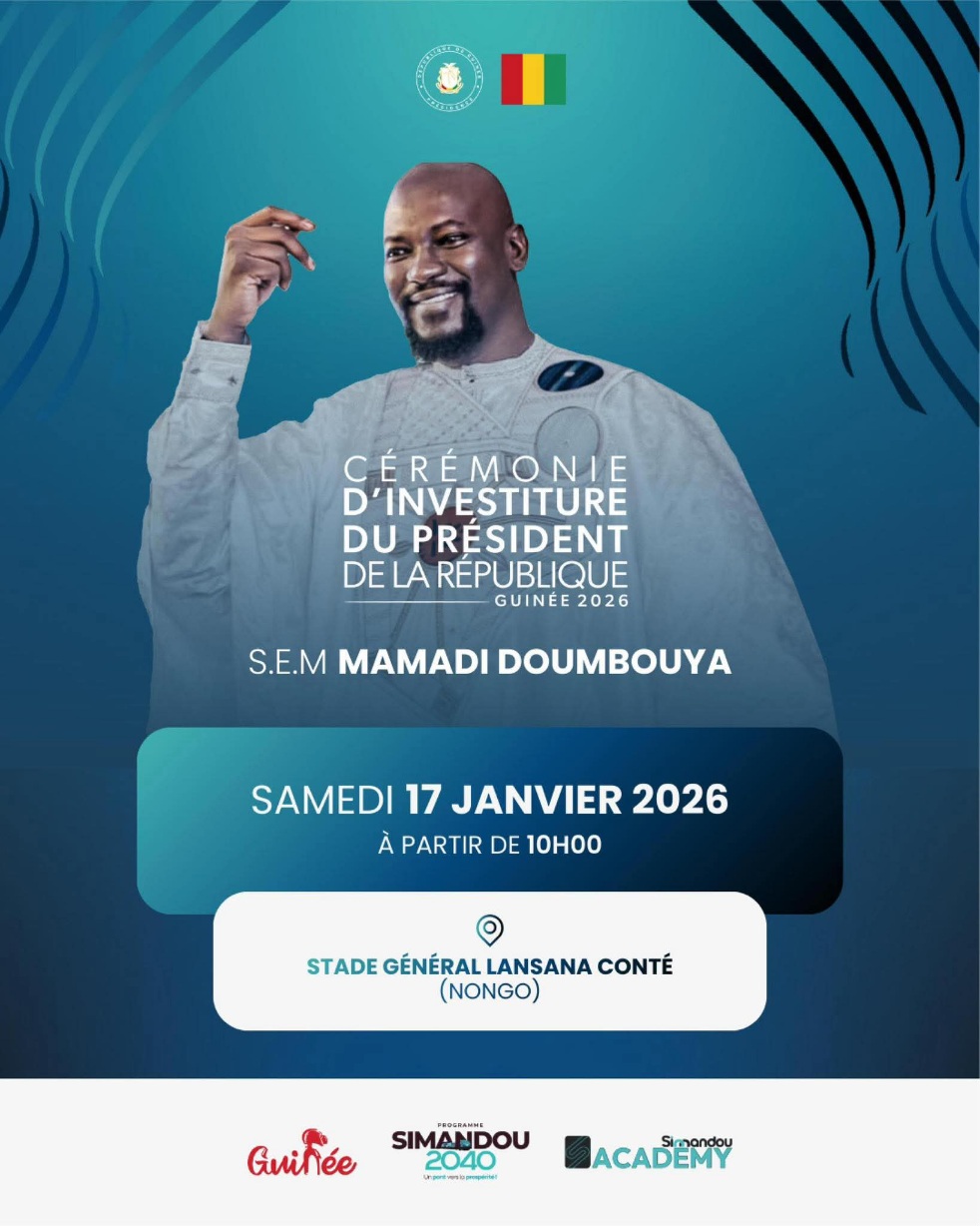 Mamadi Doumbouya sera investi le 17 janvier prochain à Conakry