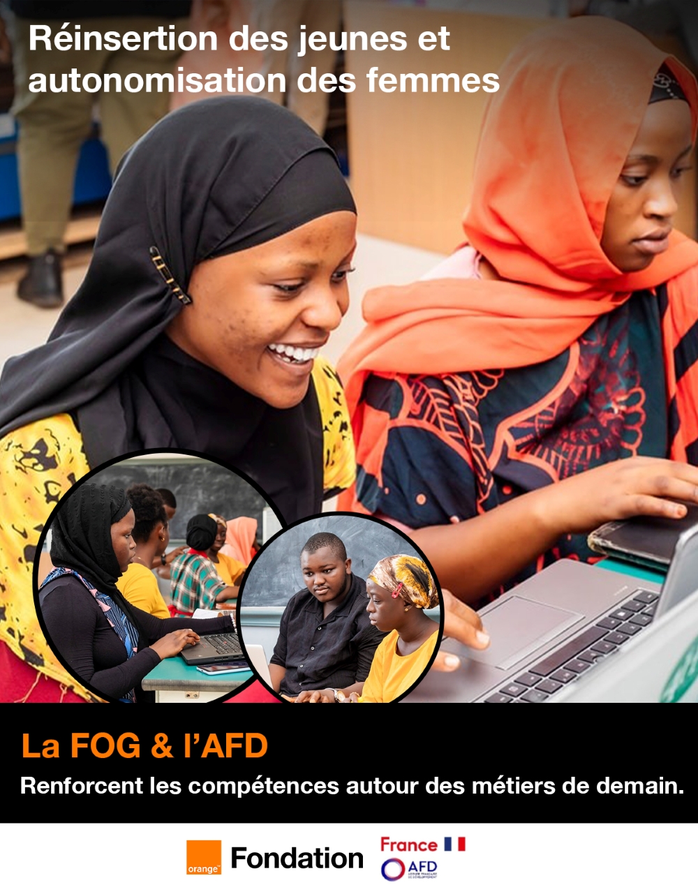 Accès à l’apprentissage et autonomisation des femmes : la Fondation Orange Guinée, avec l’appui de l’AFD, renforce les compétences autour des métiers de demain
