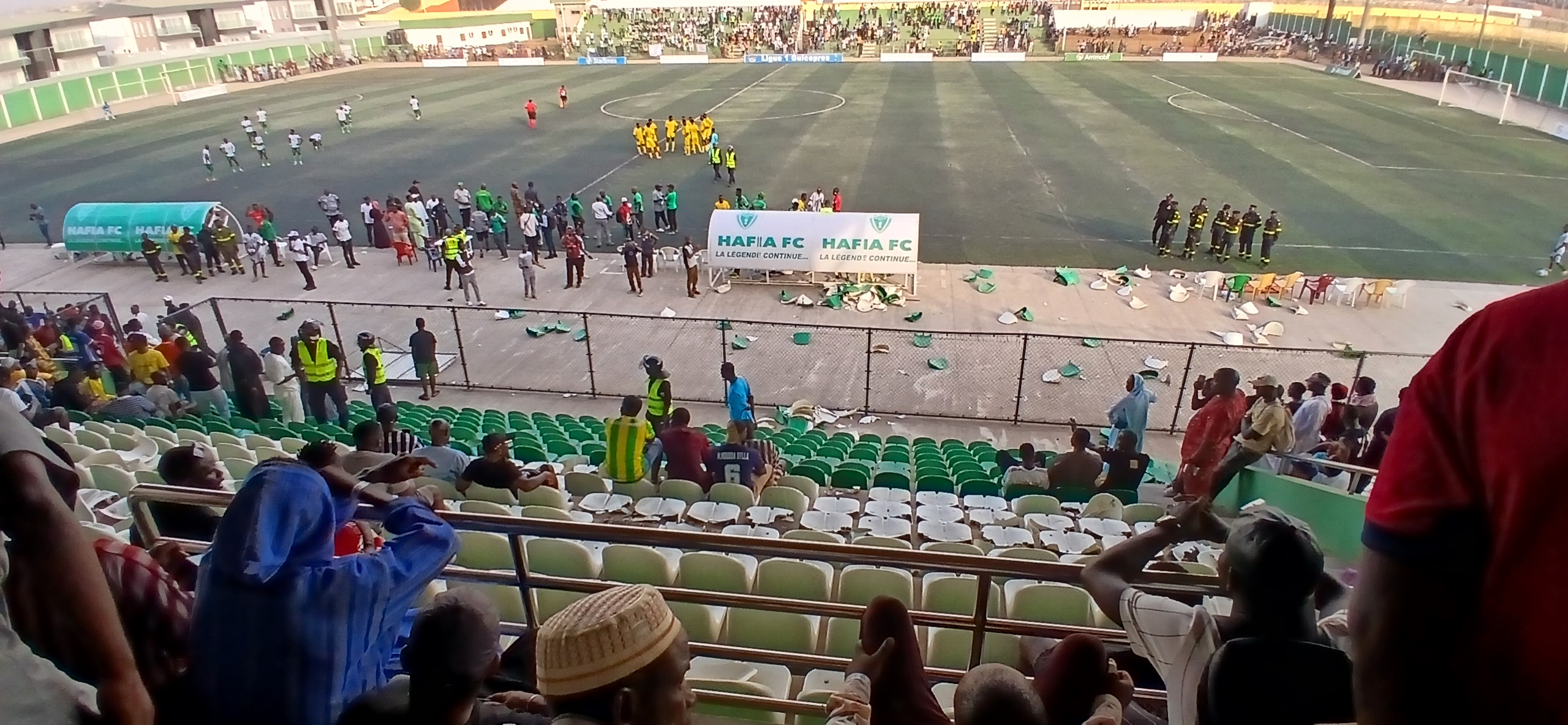 Stade Petit Sory : le choc Hafia-ASK vire au chaos