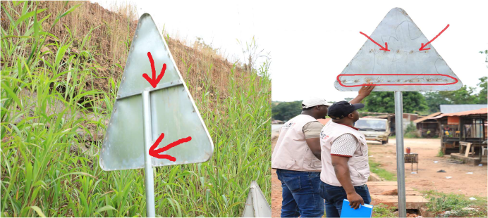 Signalisation routière sur la RN1 : quand les multiples réserves émises par les usagers, sur la qualité de la signalisation, en cours de réalisation, de Coyah vers Mamou, ont conduit les autorités à évaluer les travaux (première partie)