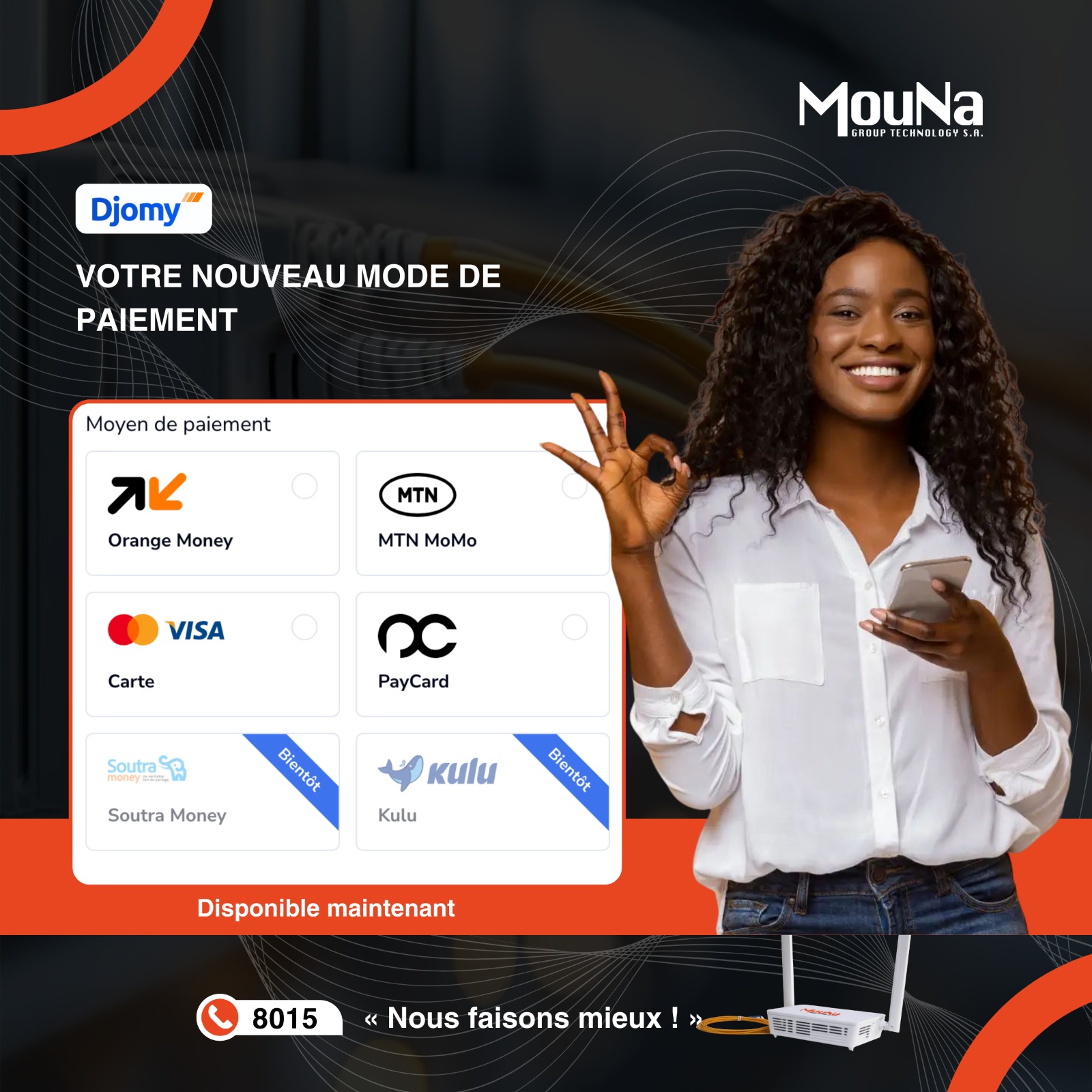 MouNa Group Technology renforce sa transformation digitale avec le lancement de son nouveau site internet et d’une nouvelle solution de paiement.