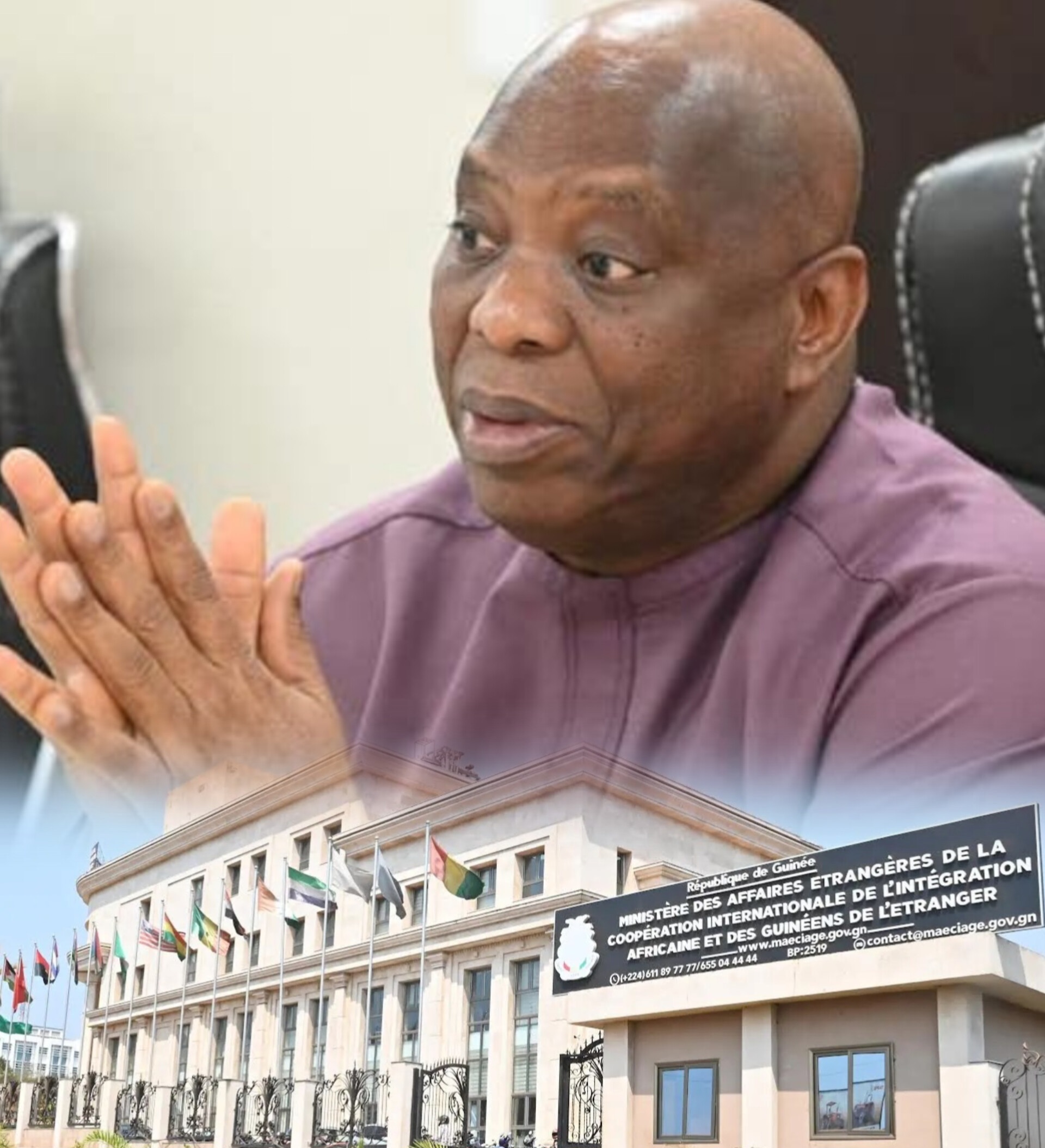 Affaires Etrangères : Conakry rappelle 48 de ses diplomates  (Arrêté)