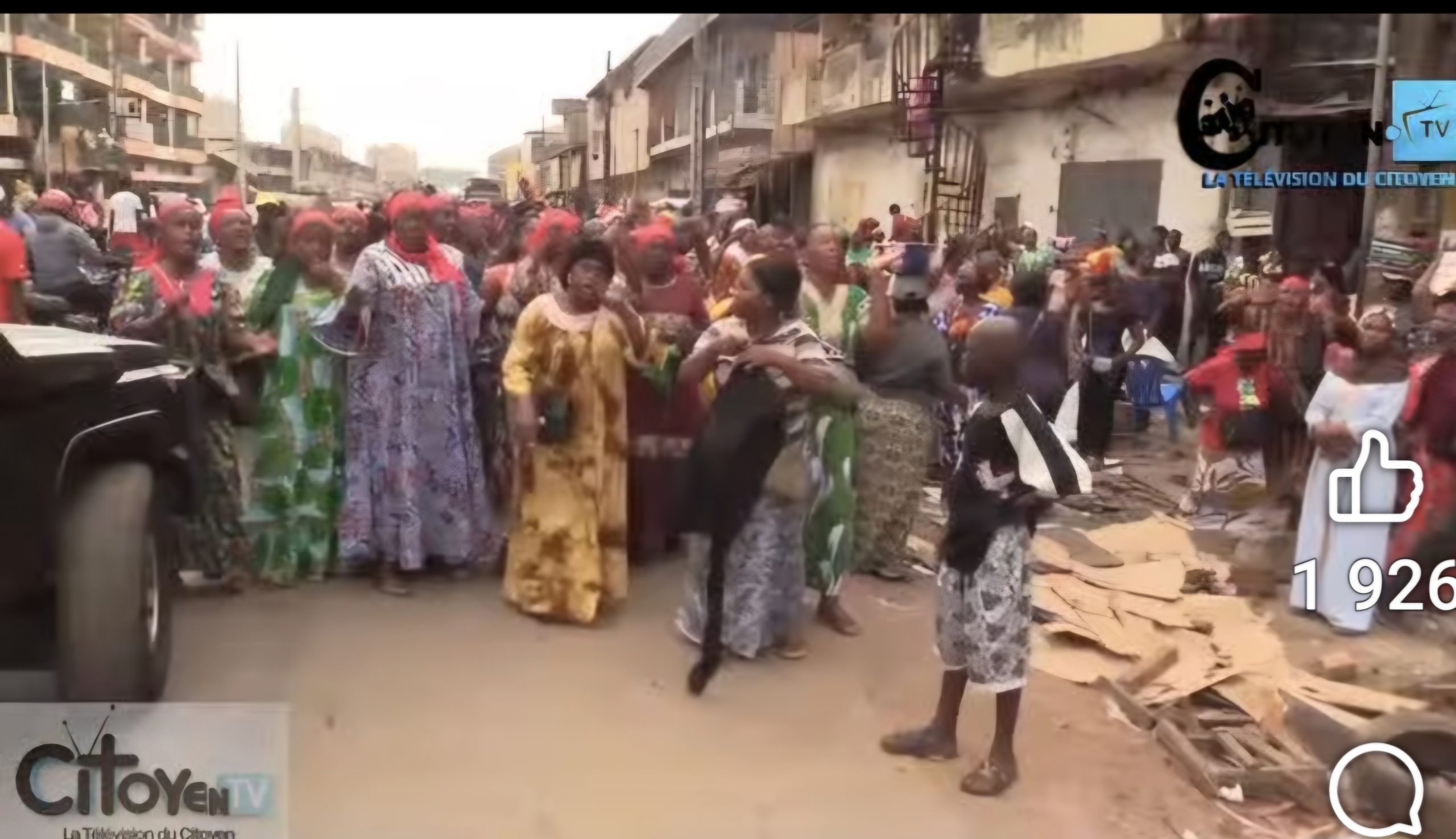 Marché Madina : des femmes dispersées au gaz lacrymogène lors d’une marche de protestation