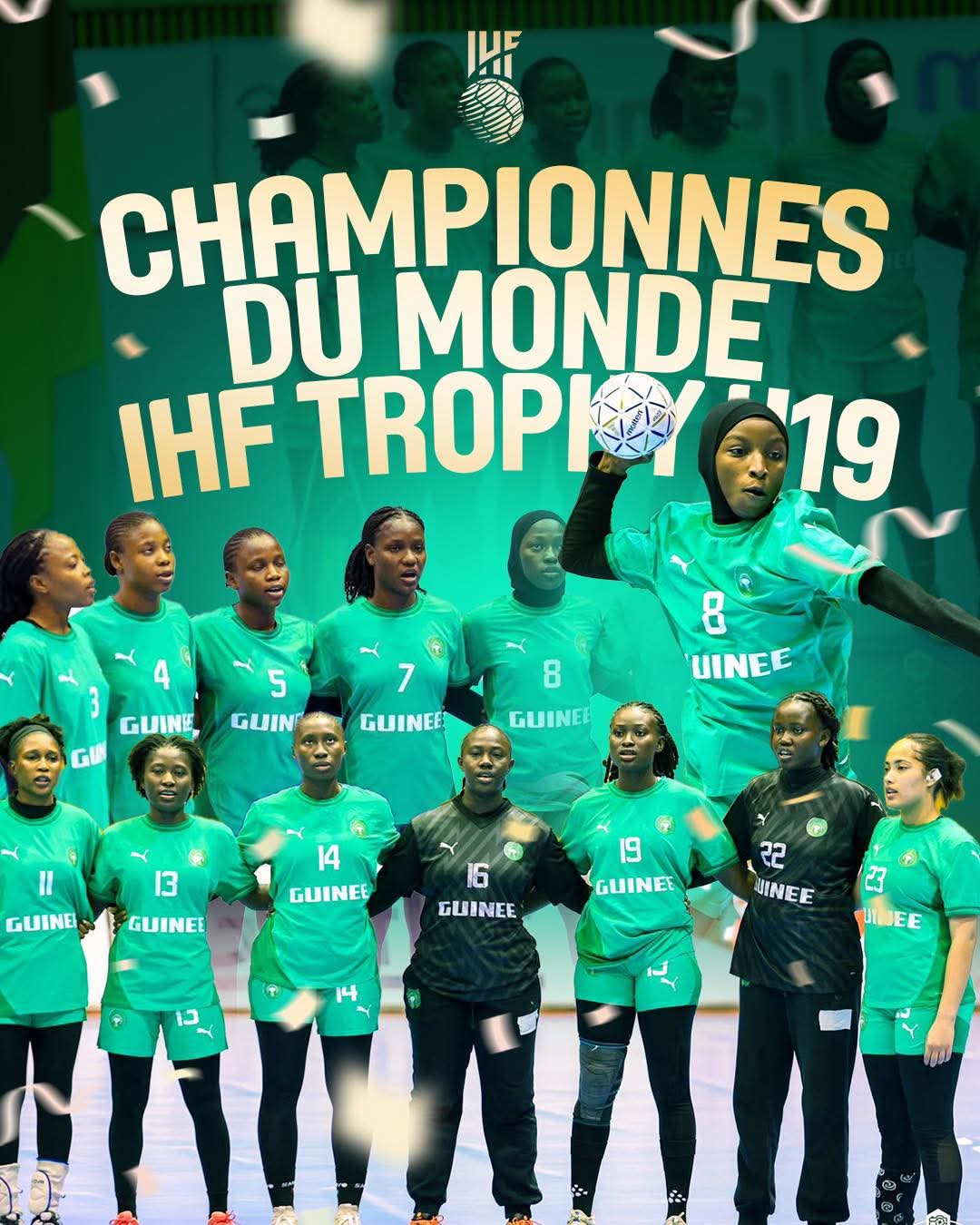 Handball junior : la Guinée sacrée championne du monde en U17 et U19, un doublé historique !