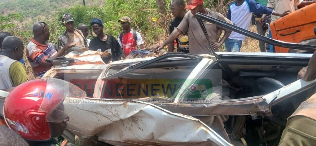 Axe  Kindia-Mamou : un accident fait 3 morts et 6 blessés 