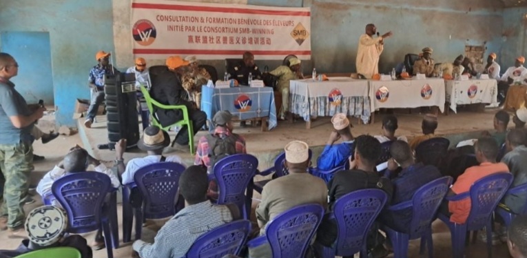 Boké : le Consortium SMB-Winning forme 200 éleveurs aux techniques du bloc multi-nutritionnel pour sécuriser les corridors miniers
