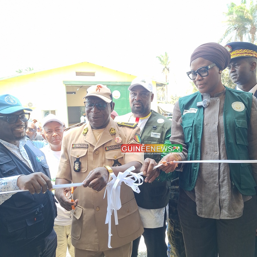 Koba : la ministre Aminata Kaba inaugure le Centre de conditionnement semencier pour renforcer la production agricole