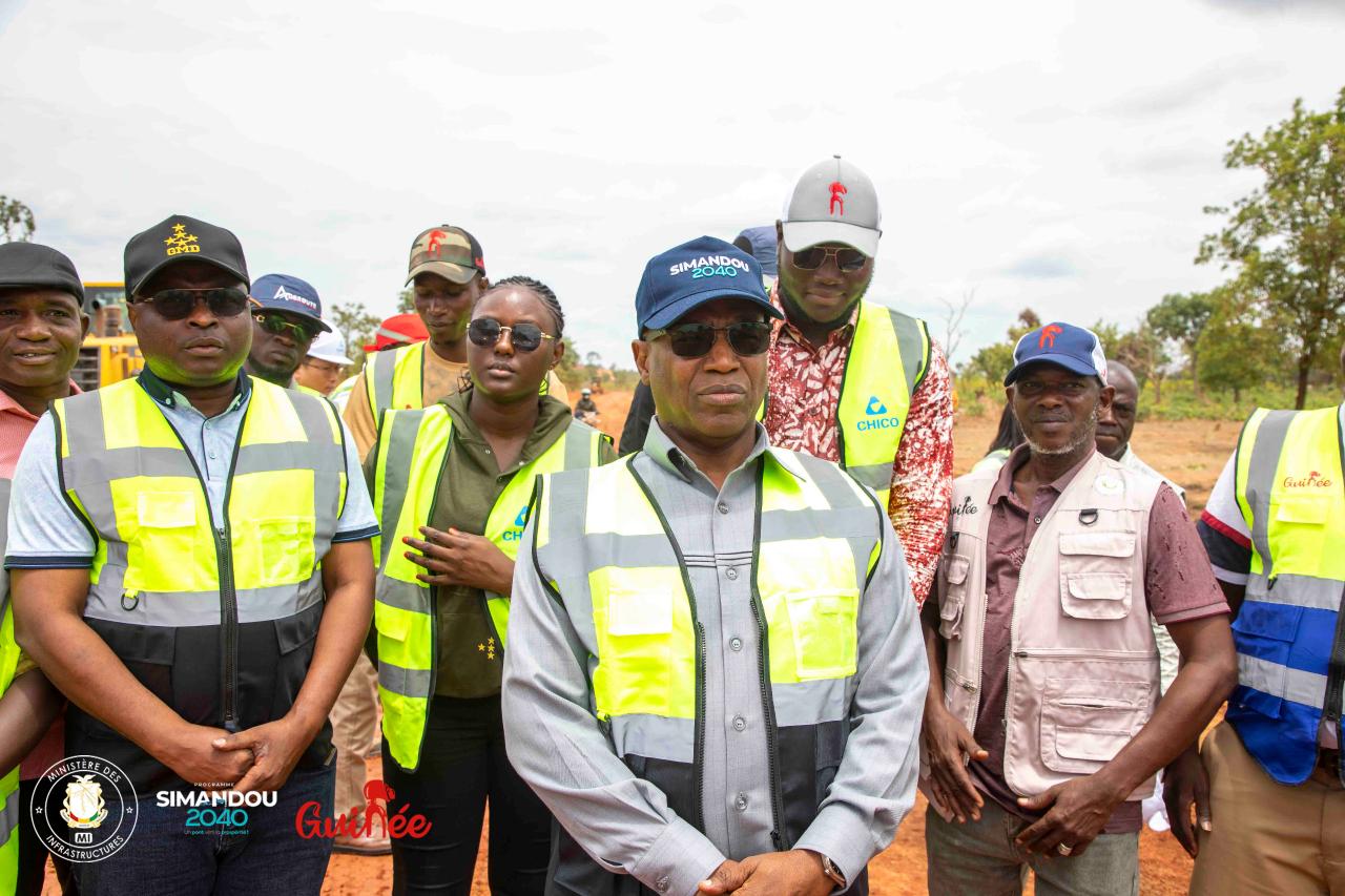 Le Ministre Facinet Sylla impulse une dynamique sur le chantier de l’axe Kankan–Tintioulein–Sabadou Baranama–Kôma