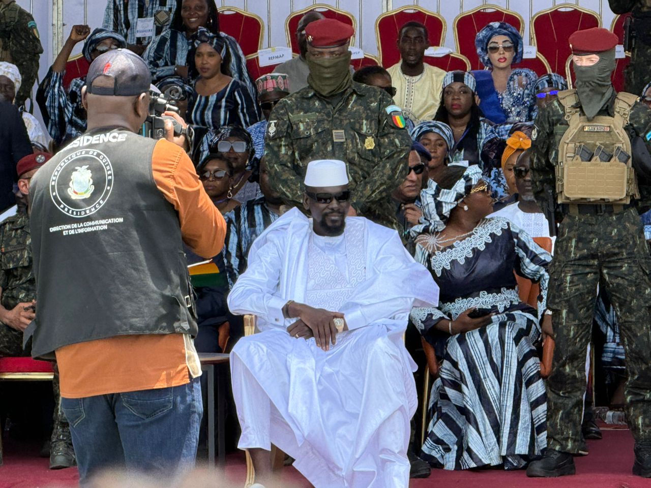 Conakry : Mamadi Doumbouya officie la célébration en différé de la Journée internationale des droits des femmes