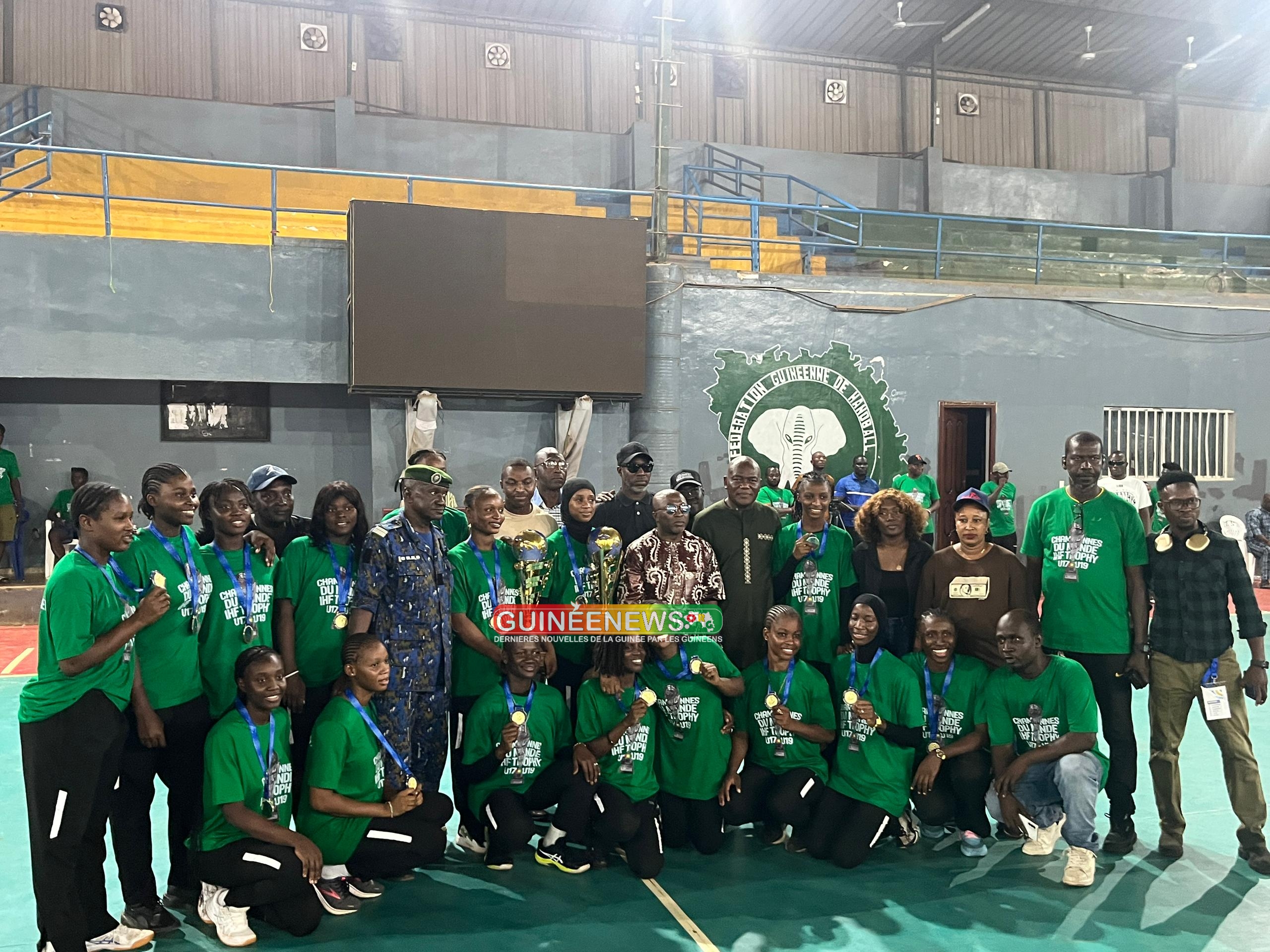 Handball : la Guinée célèbre ses championnes du monde