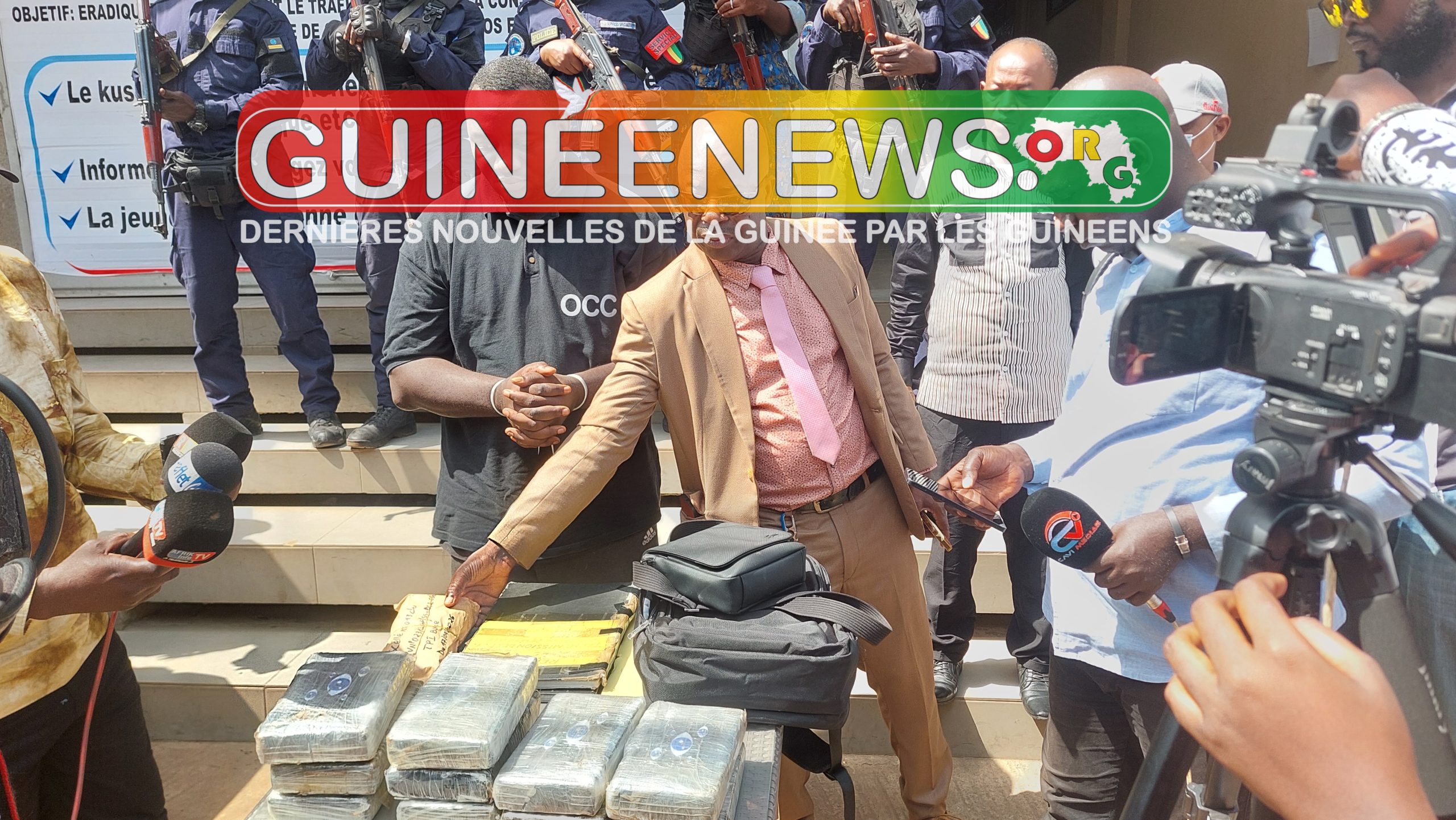 Trafic de drogue en Guinée : 11kg de cocaïne interceptés entre Conakry et Kamsar