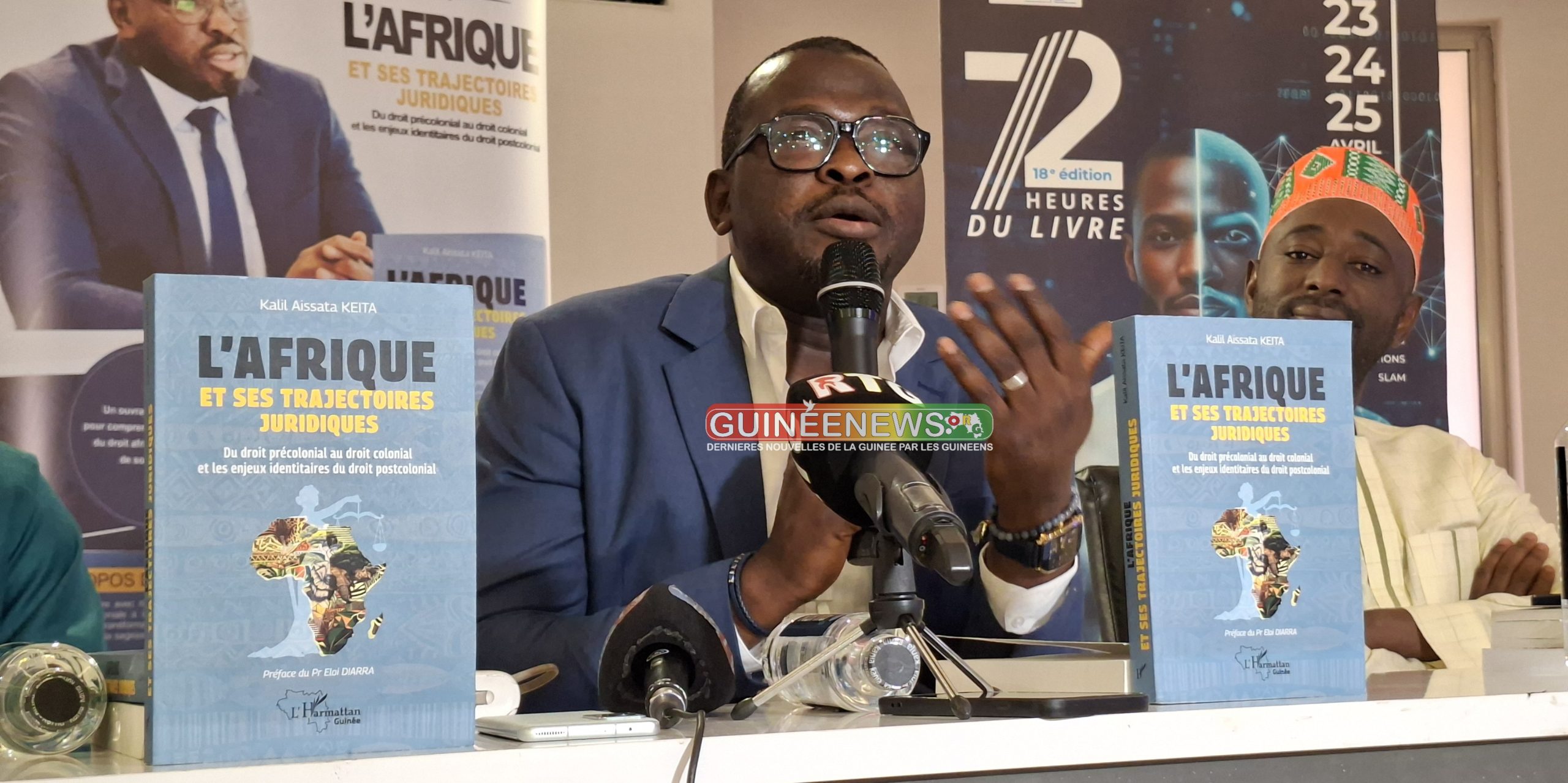 Littérature : Dr Kalil Aïssata Keïta dédicace son ouvrage « L’Afrique et ses trajectoires juridiques » et appelle à repenser le droit africain