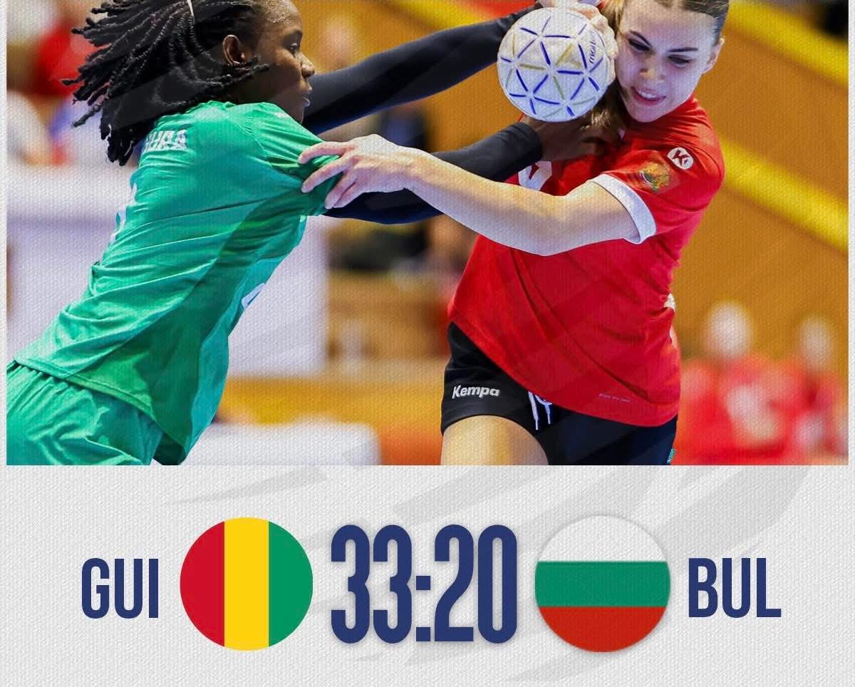 IHF Trophy : le Syli junior écrase la Bulgarie (33-20) et se rapproche du sacre