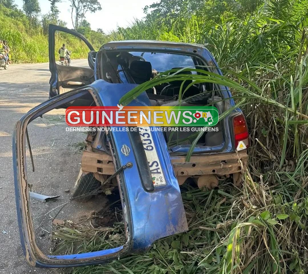 Macenta : un accident de la route fait deux morts et plusieurs blessés graves
