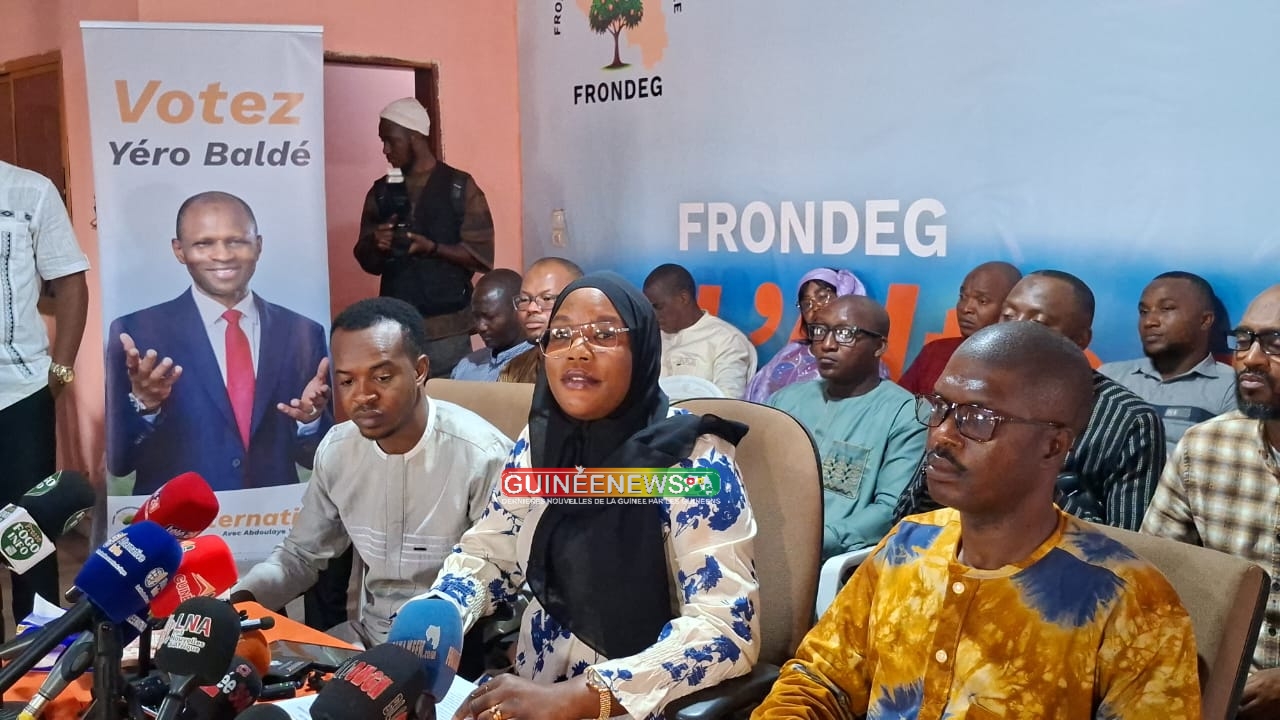 Retrait du FRONDEG : les candidats du Grand Conakry affichent une solidarité totale avec la décision du parti
