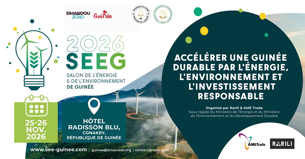 La Guinée accueille une conférence majeure sur l’énergie et l’environnement alors que le pays s’impose comme la puissance énergétique propre de l’Afrique de l’Ouest